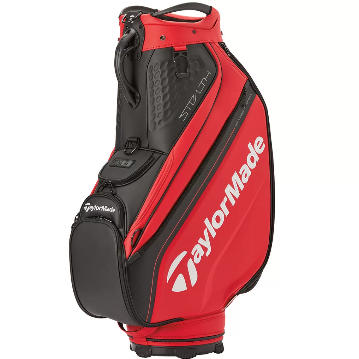 New TaylorMade Stealth Tour Golf Staff Bag Red/Black