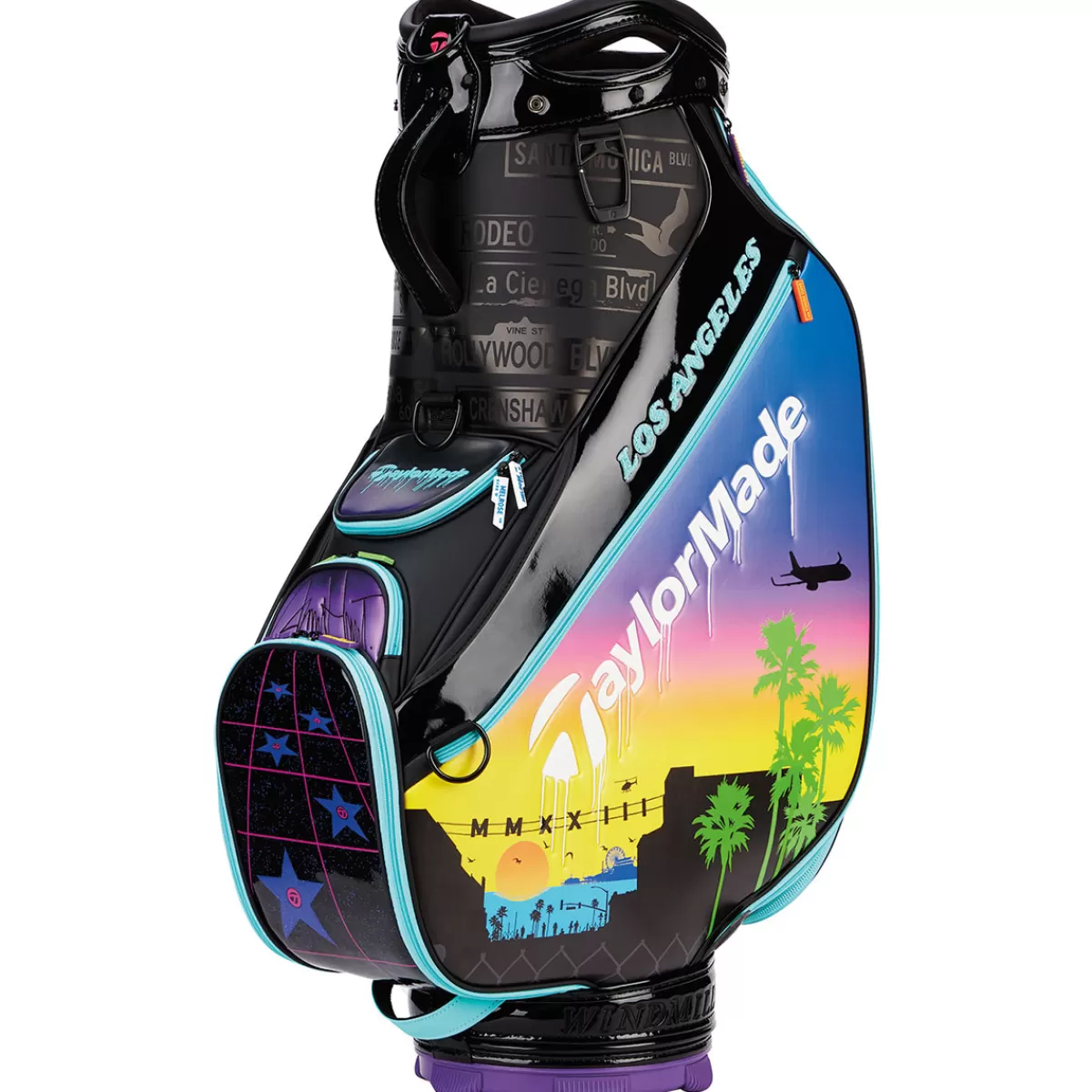 Outlet TaylorMade Summer Commemorative Limited-Edition Golf Staff Bag Black/Multi