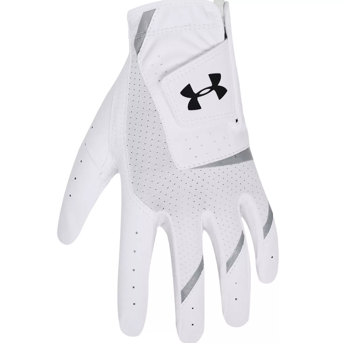 Cheap Under Armour Junior Iso-Chill Golf Glove White/Silver/Black