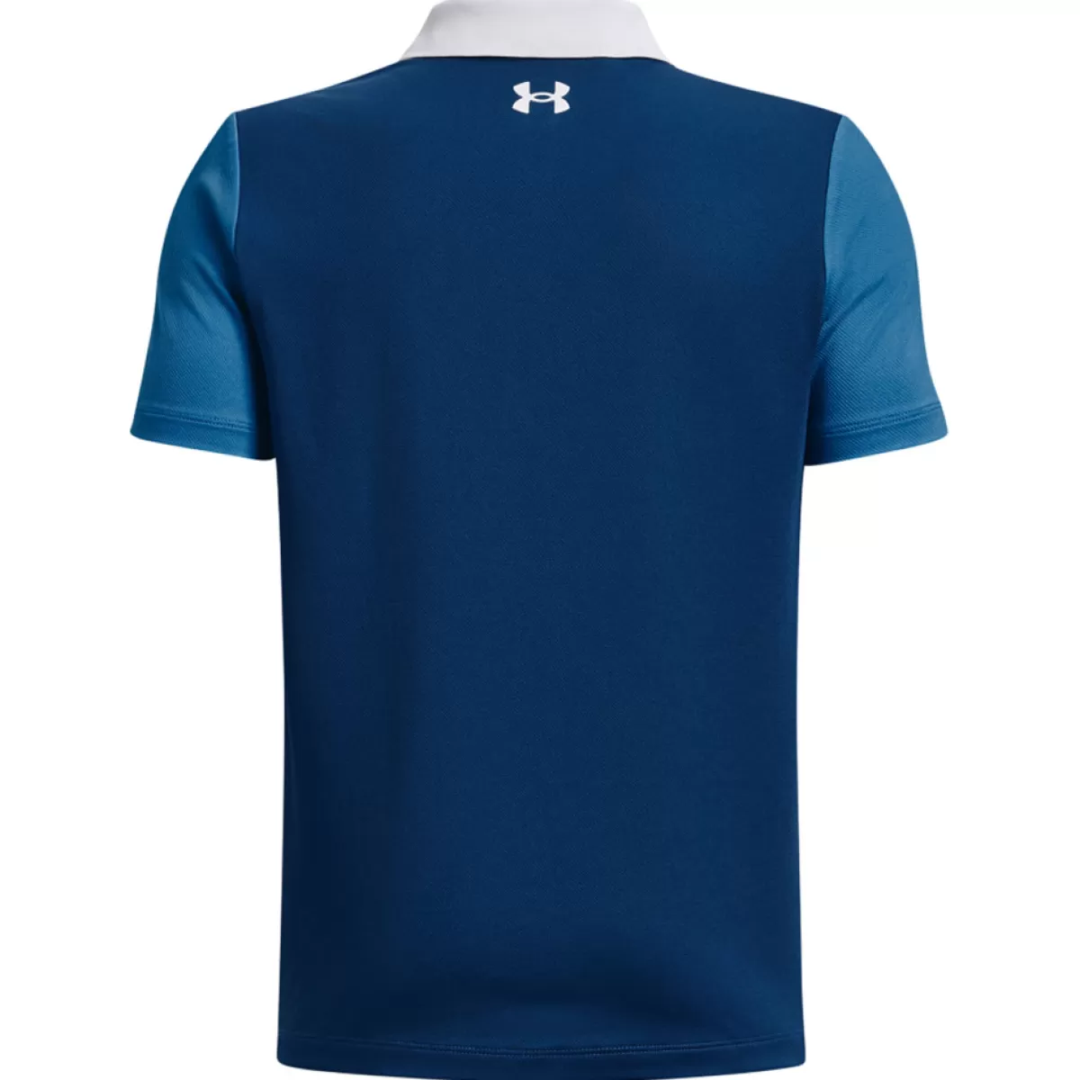 Online Under Armour Junior Performance Colorblock Golf Polo Shirt