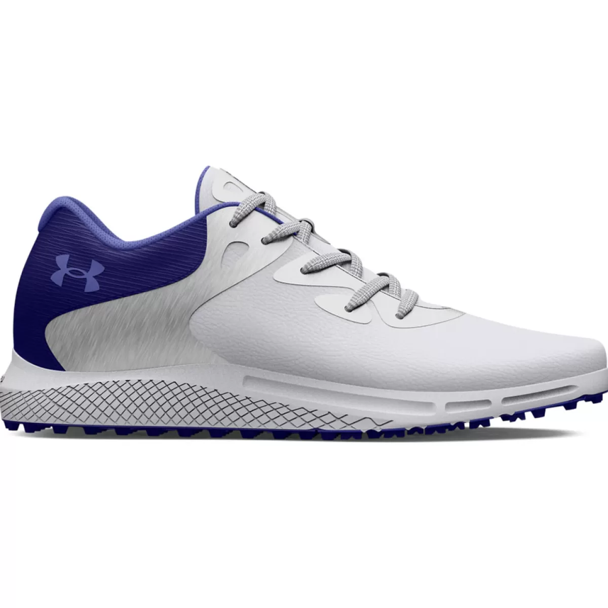 Best Under Armour Ladies Charged Breathe 2 Spikeless Golf Shoes White/Silver/Blue