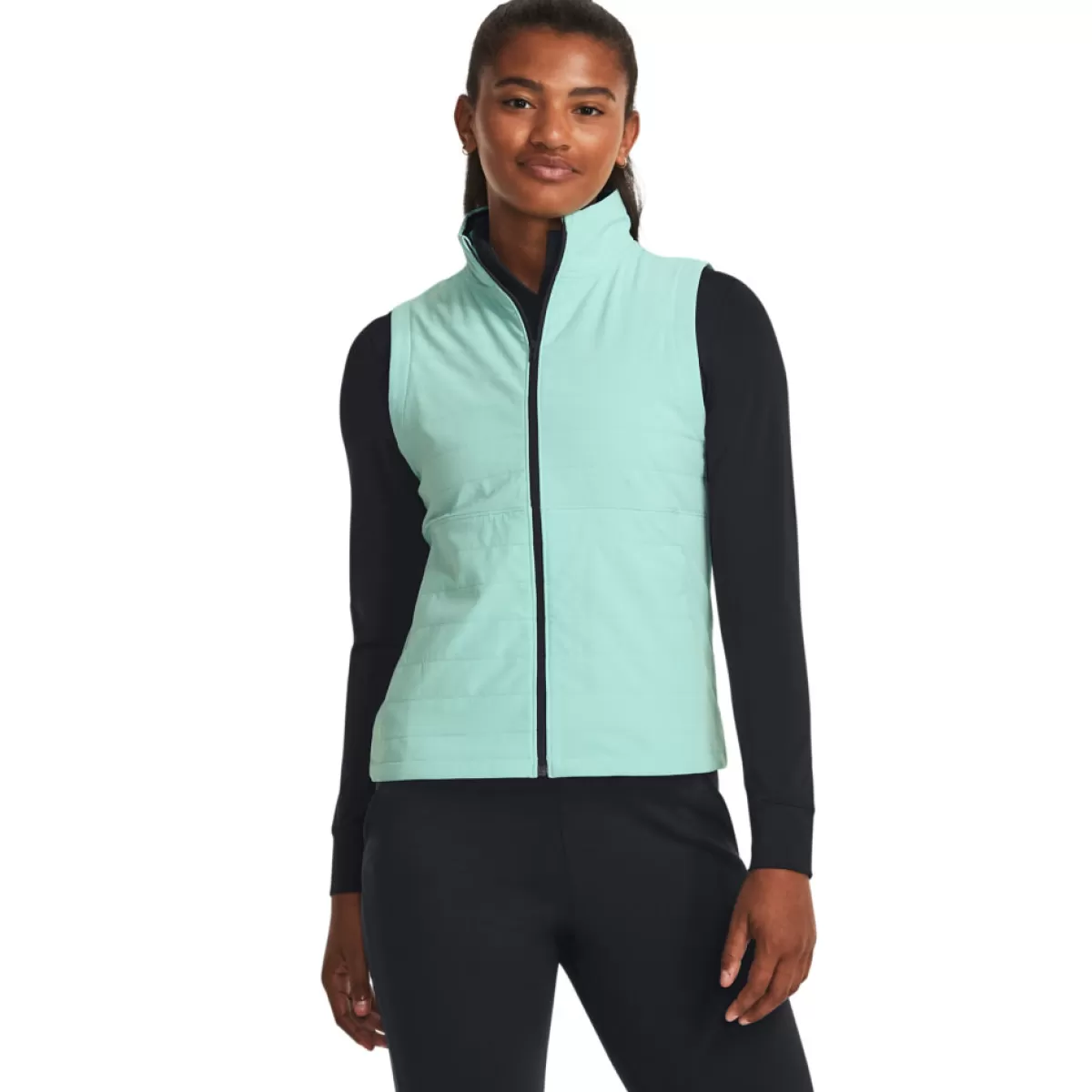 Outlet Under Armour Ladies Storm Revo Golf Vest Neo Turquoise/Metallic Silver