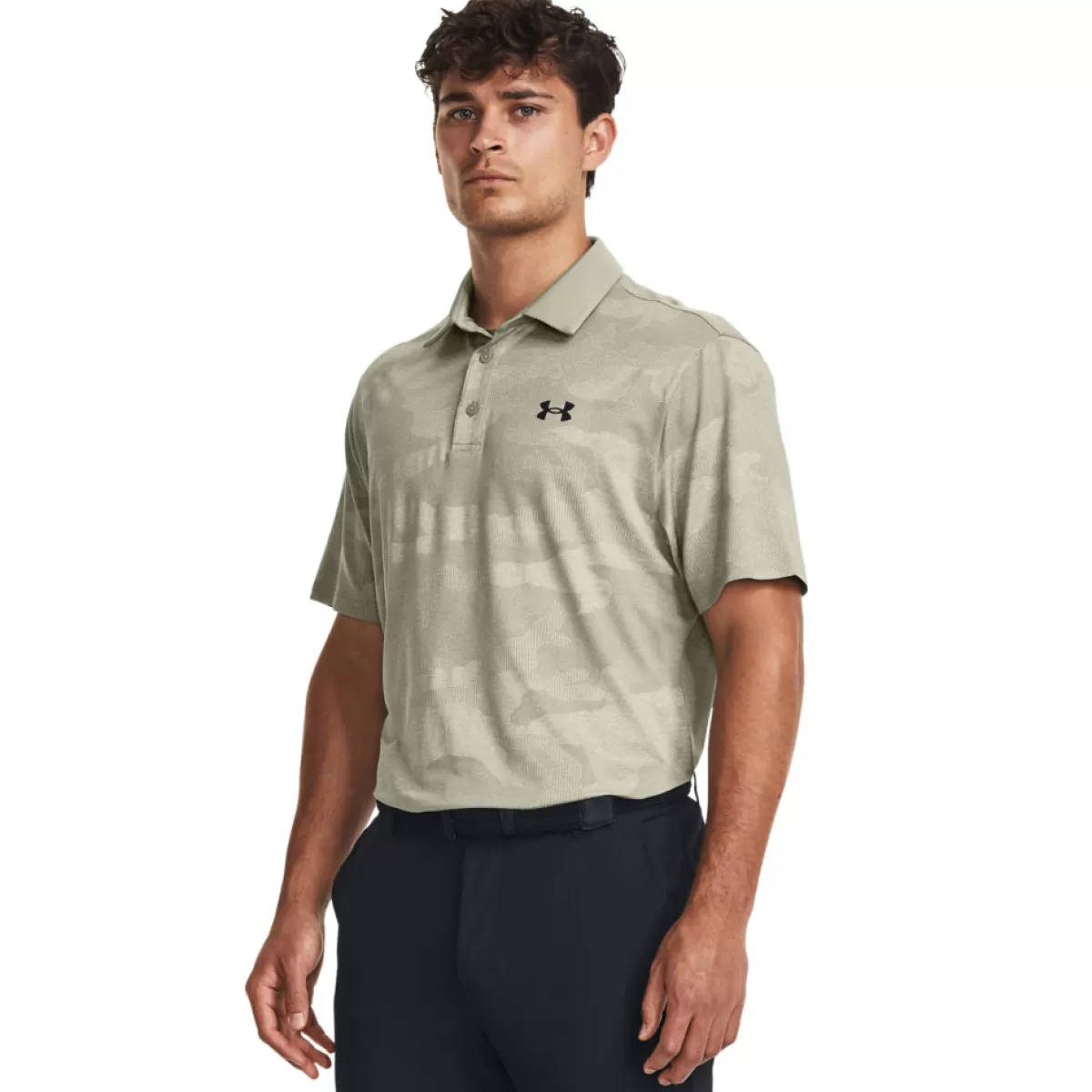 Shop Under Armour Men's 2.0 Camo Jacquard Golf Polo Shirt