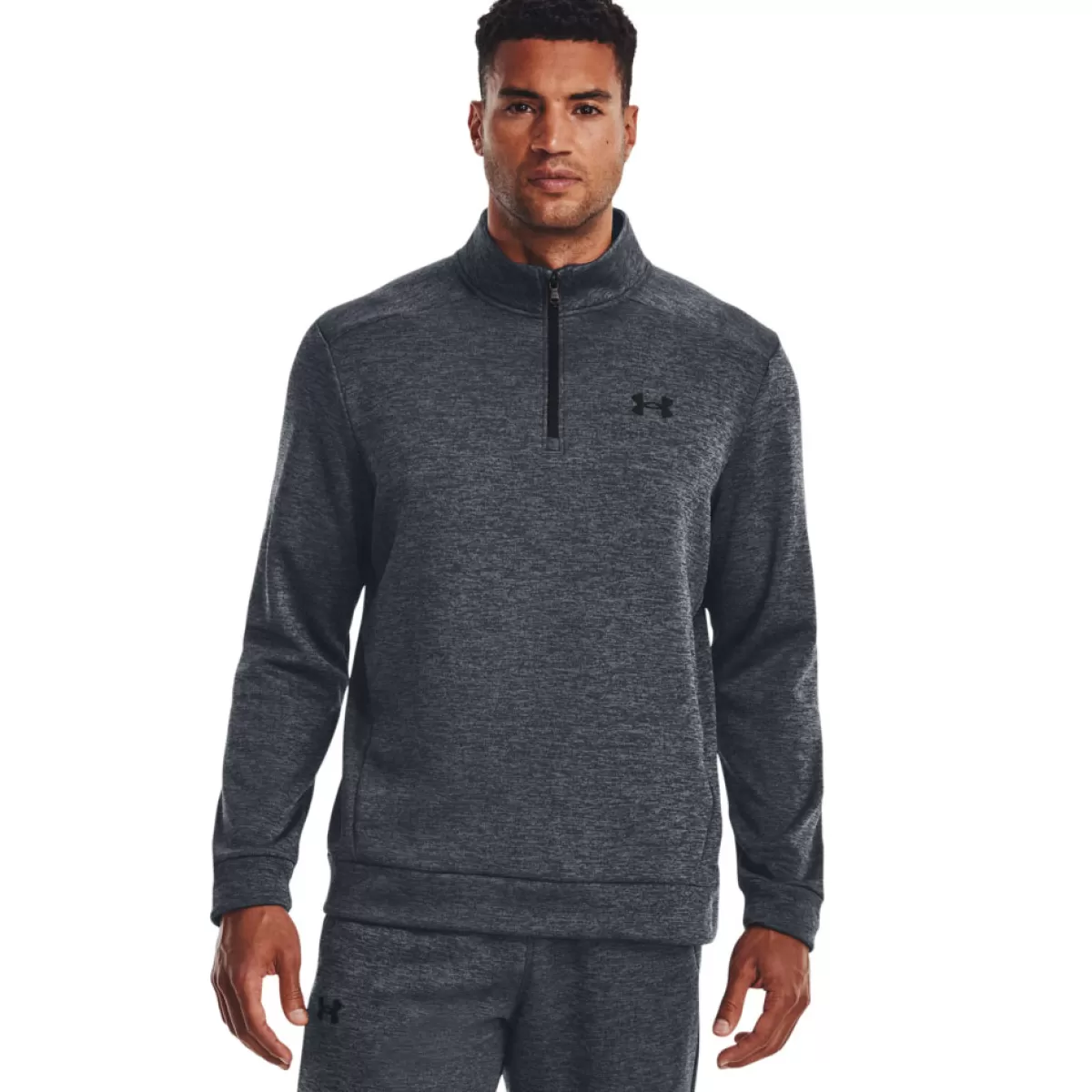 Discount Men's Armour Fleece Half Zip Golf Midlayer Men Men's Golf Sweaters