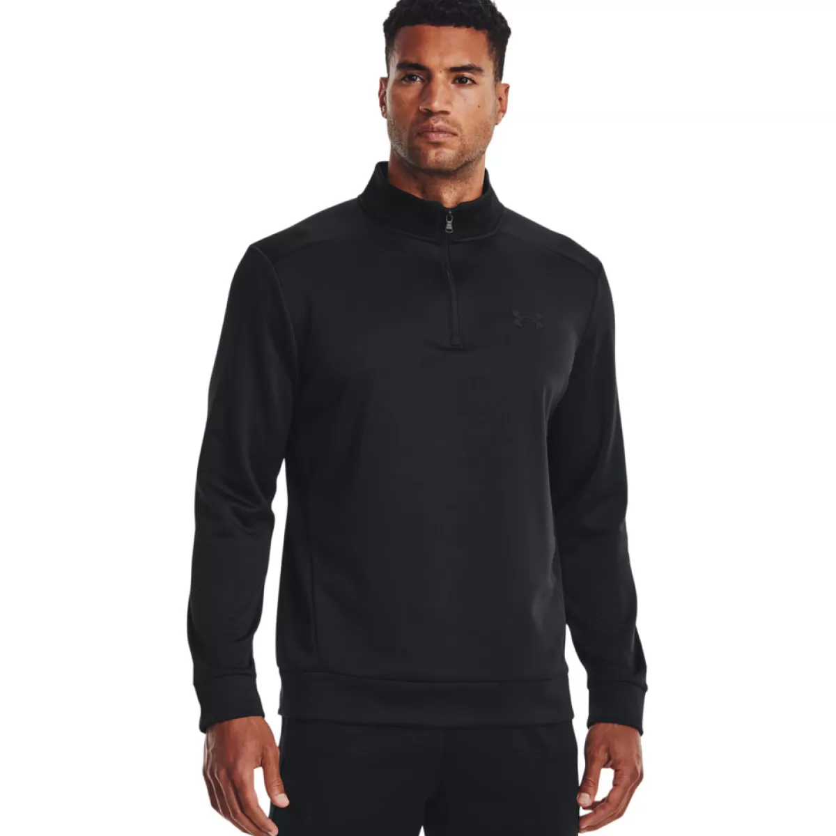 Clearance Men's Armour Fleece Half Zip Golf Midlayer Men Men's Golf Sweaters