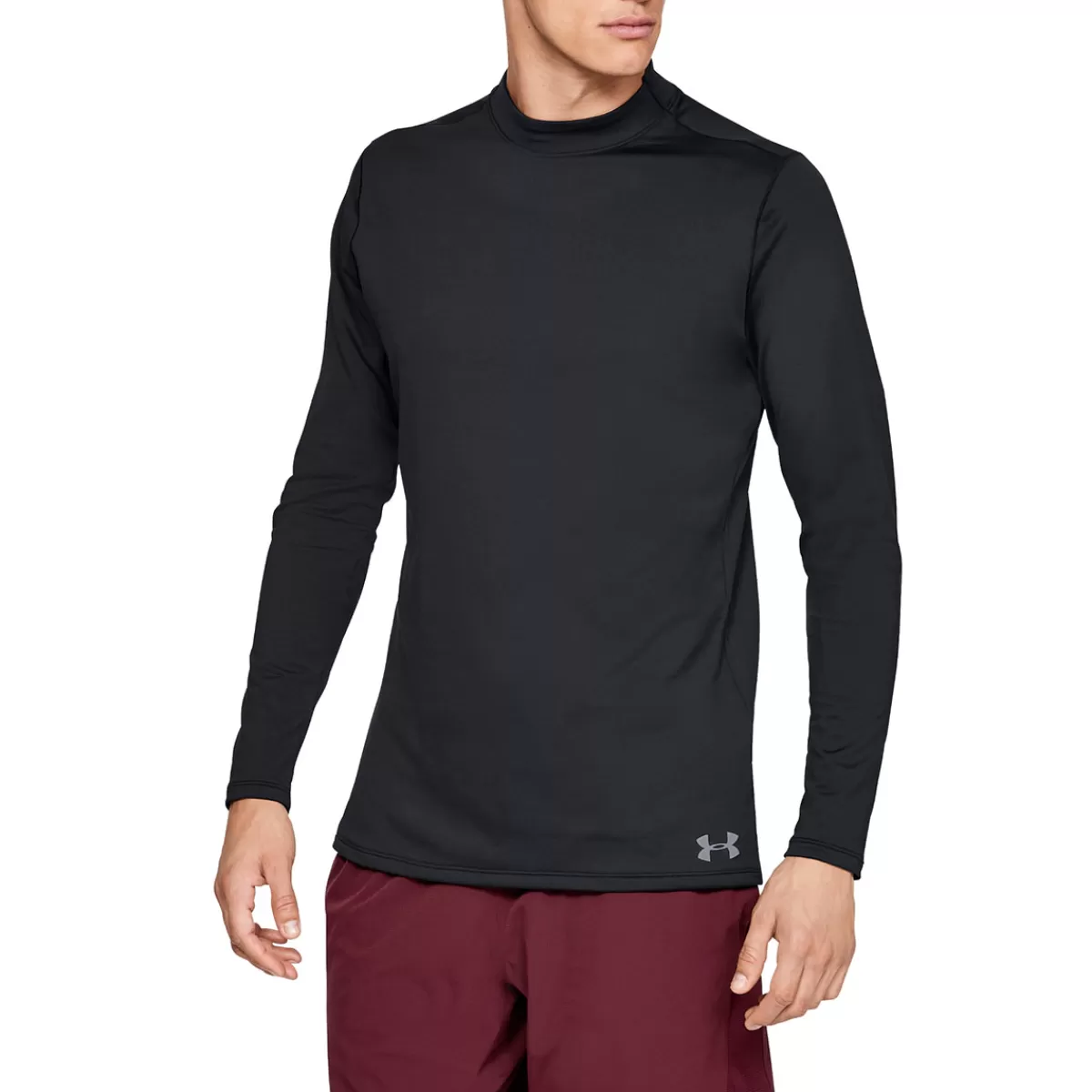 Shop Men's Cg Armour Mock Stretch Golf Base Layer Men Men's Golf Base Layers