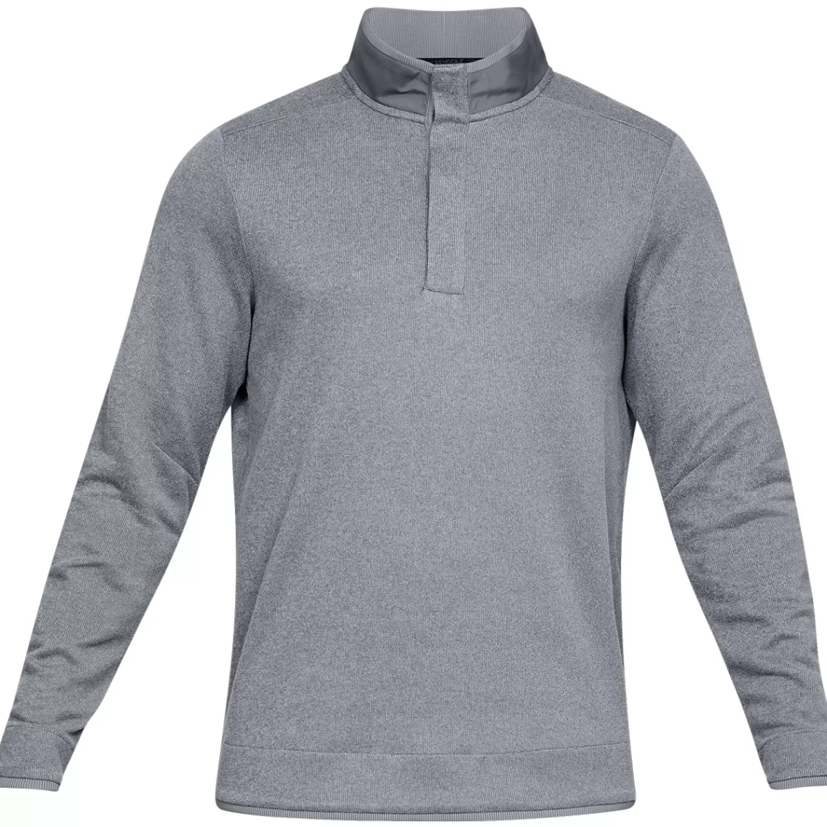 Best Sale Men's Heather Snap Mock Golf Sweater Men Men's Golf Sweaters