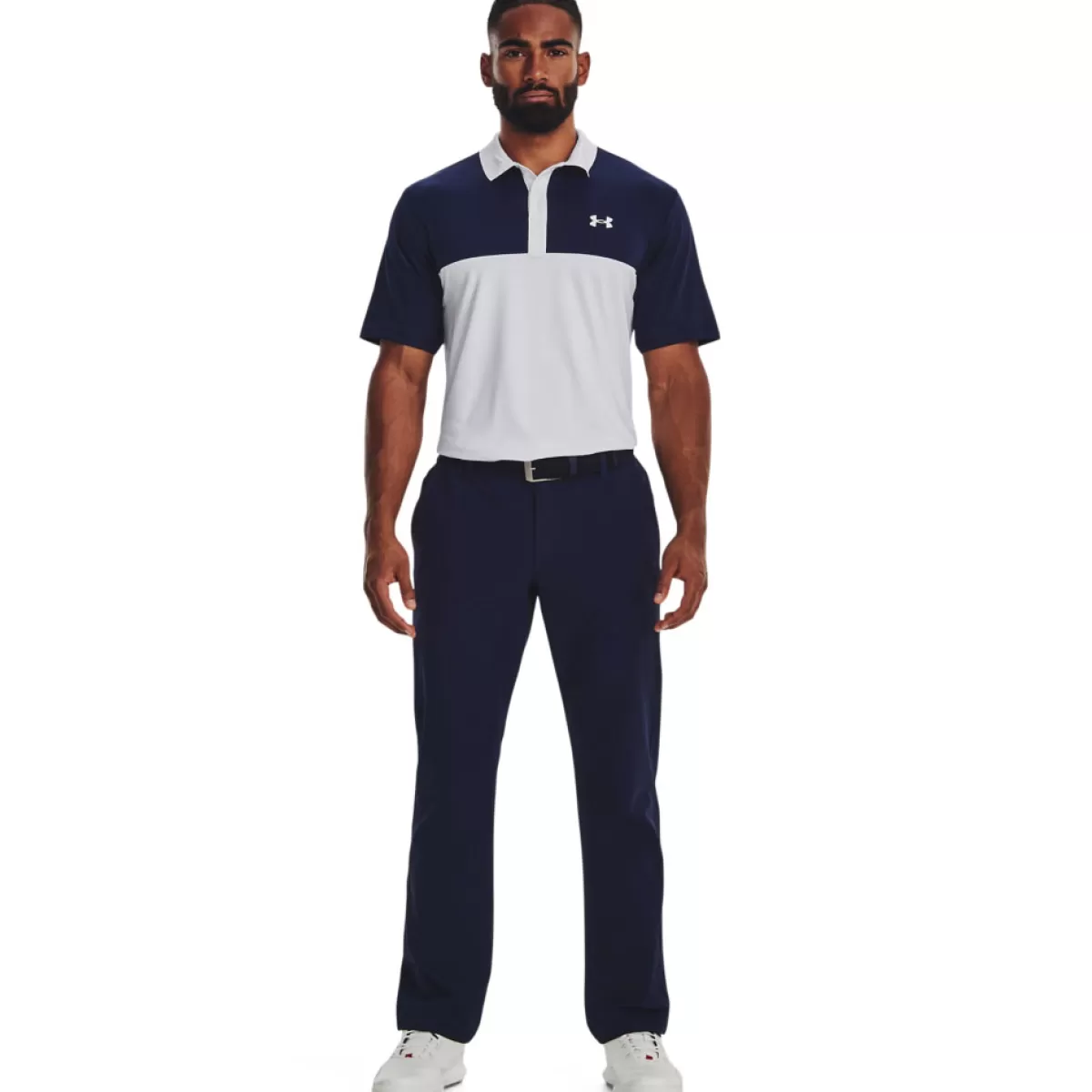 Clearance Under Armour Men's Performance 3.0 Colourblock Golf Polo Shirt