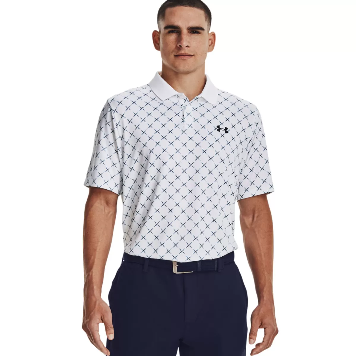 New Under Armour Men's Performance 3.0 Printed Polo Shirt