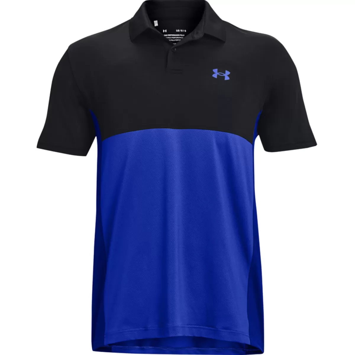 Cheap Under Armour Men's Performance Blocked Stretch Golf Polo Shirt