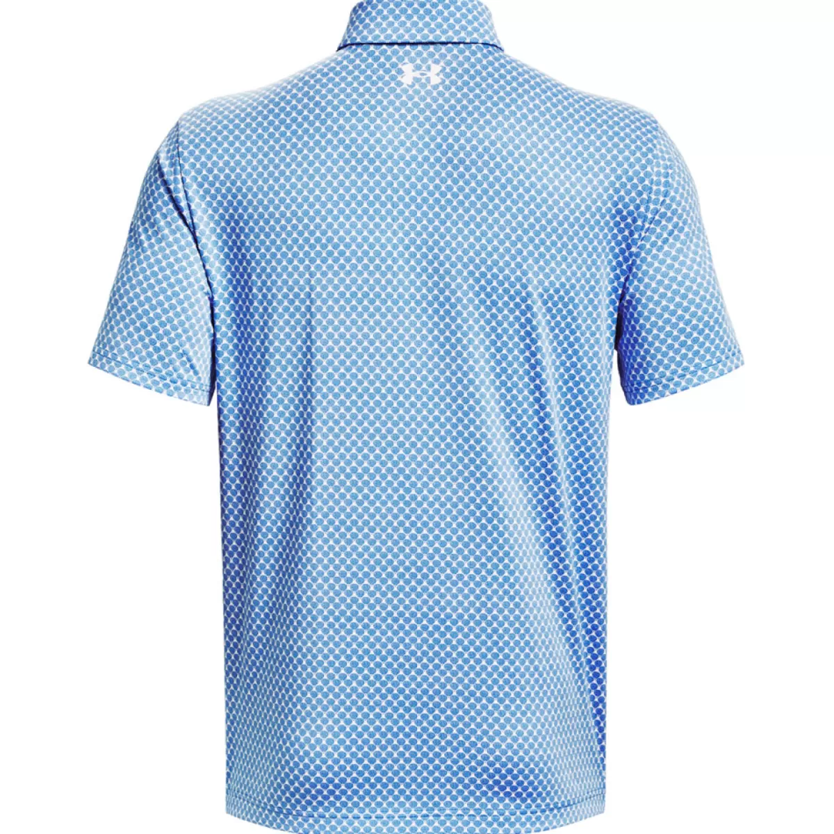 Cheap Under Armour Men's Playoff 3.0 Balloon Printed Golf Polo Shirt White/Cosmic Blue/White