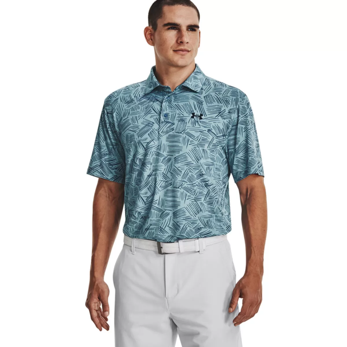 Cheap Under Armour Men's Playoff 3.0 Printed Golf Polo Shirt