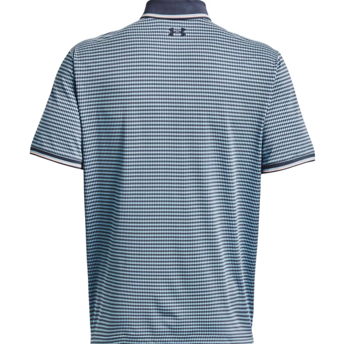 Online Under Armour Men's Playoff 3.0 Rib Printed Golf Polo Shirt Downpour Gray/Blizzard/Gray