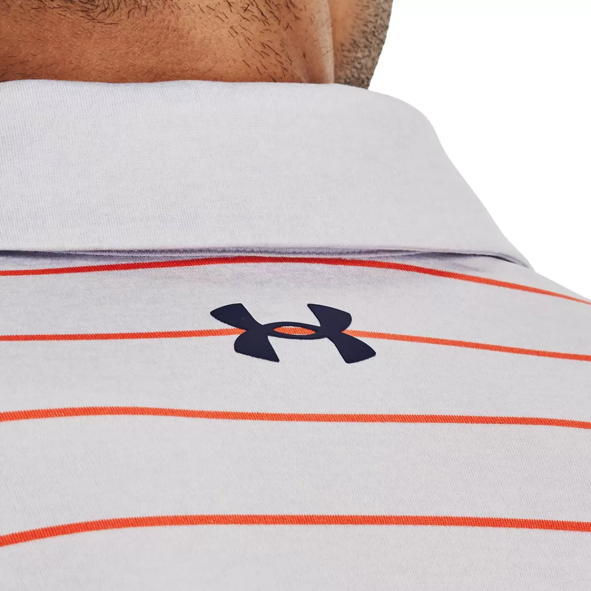Discount Under Armour Men's Playoff 3.0 Rugby Yd Stripe Golf Polo Shirt