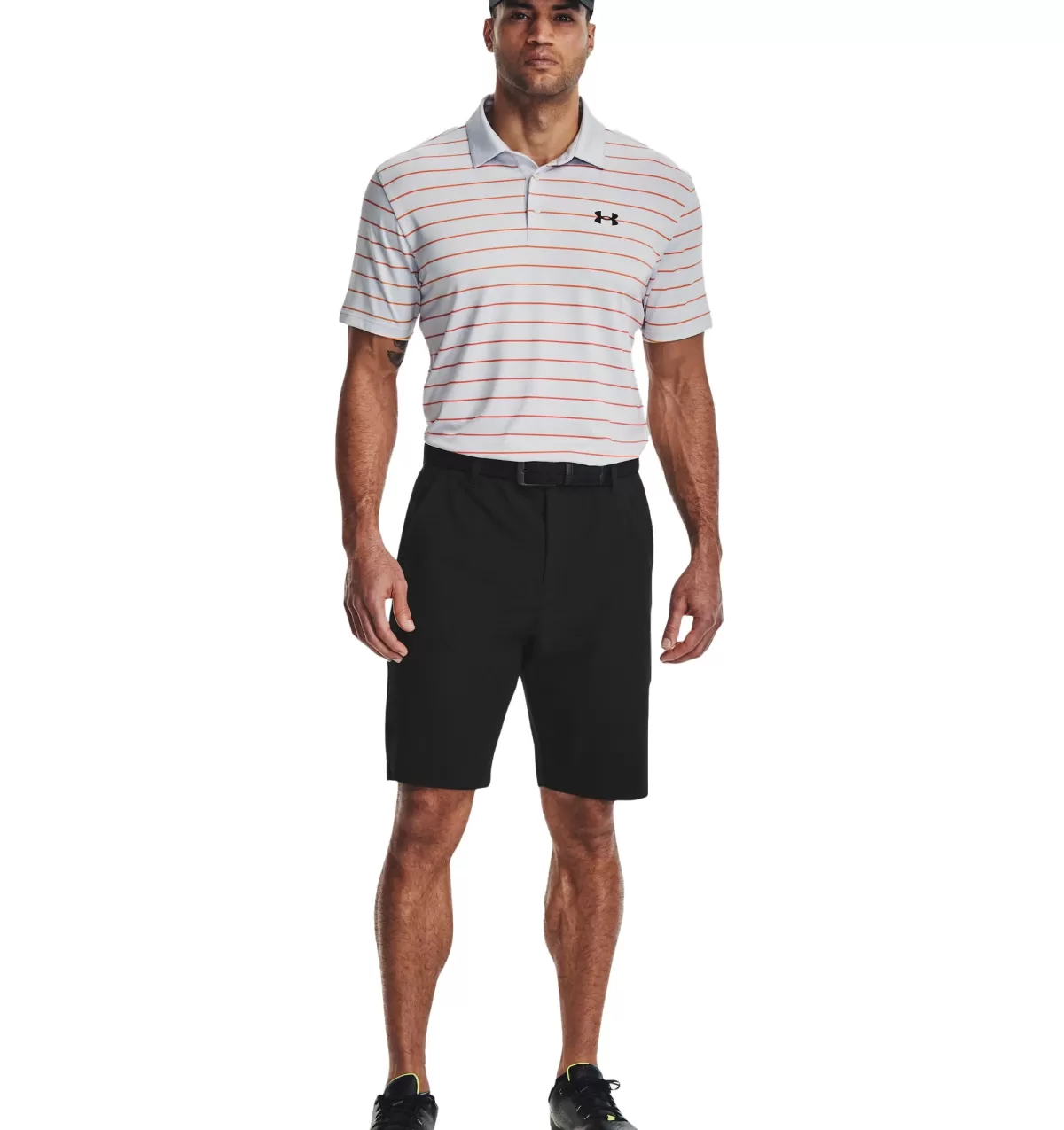 Fashion Under Armour Men's Playoff 3.0 Rugby Yd Stripe Golf Polo Shirt