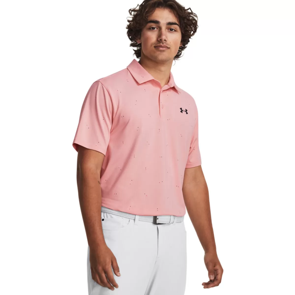 Clearance Men's Playoff 3.0 Scatter Printed Golf Polo Shirt Men Men's Golf Polo Shirts