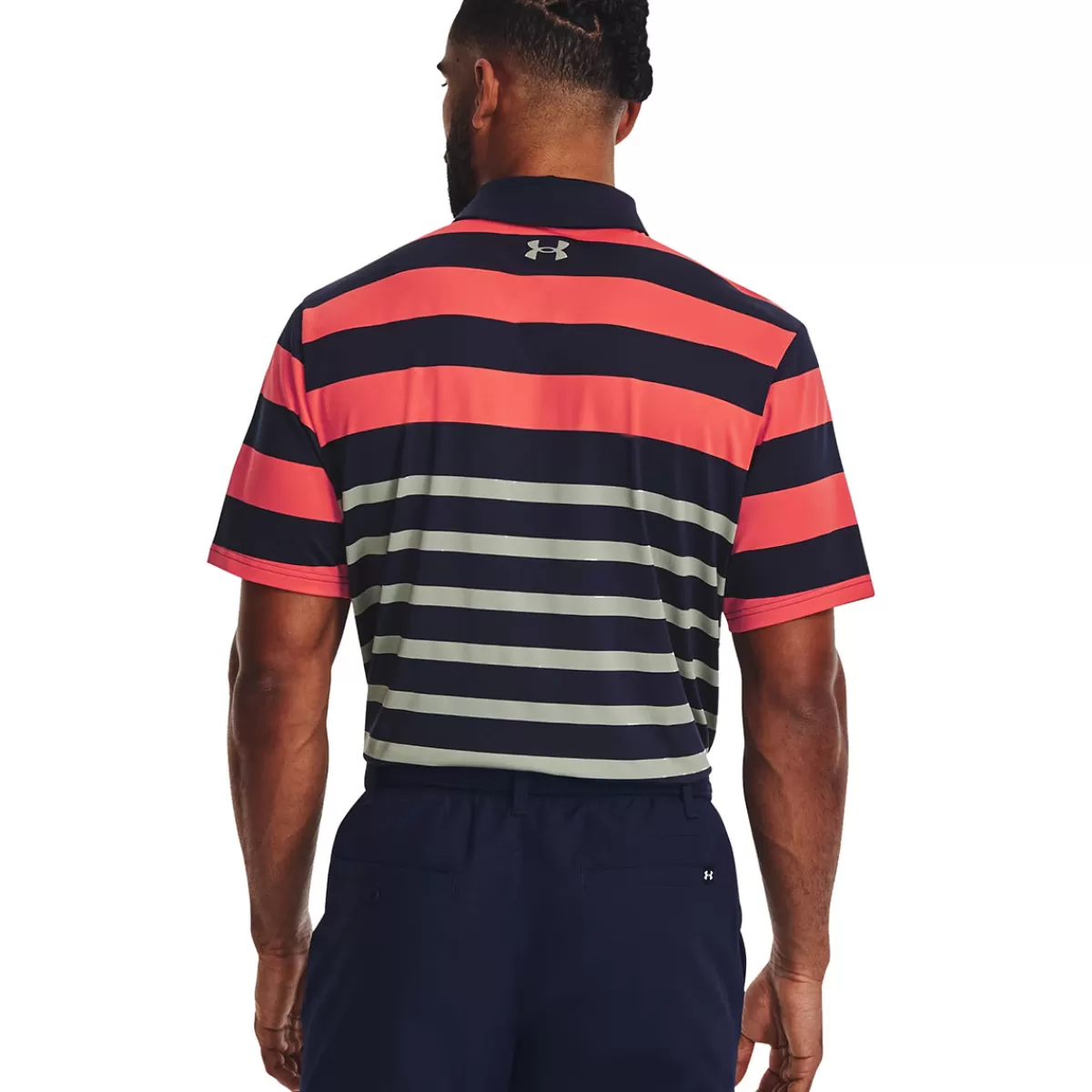 Sale Under Armour Men's Playoff 3.0 Stripe Golf Polo Shirt