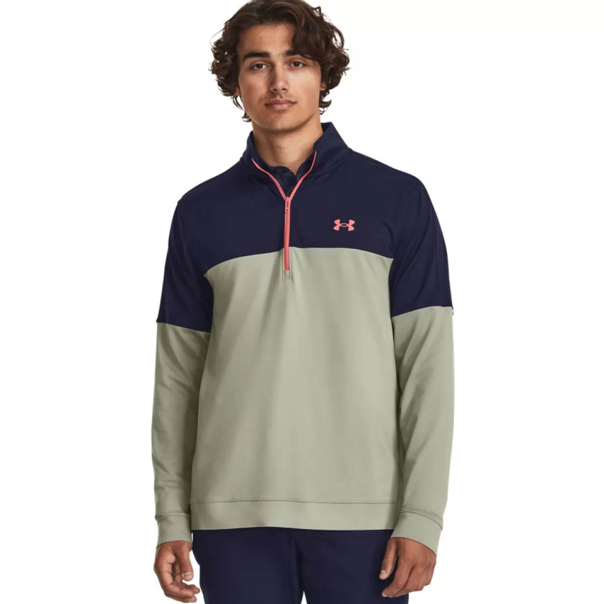 Clearance Men's Storm Half Zip Golf Mid Layer Men Men's Golf Sweaters