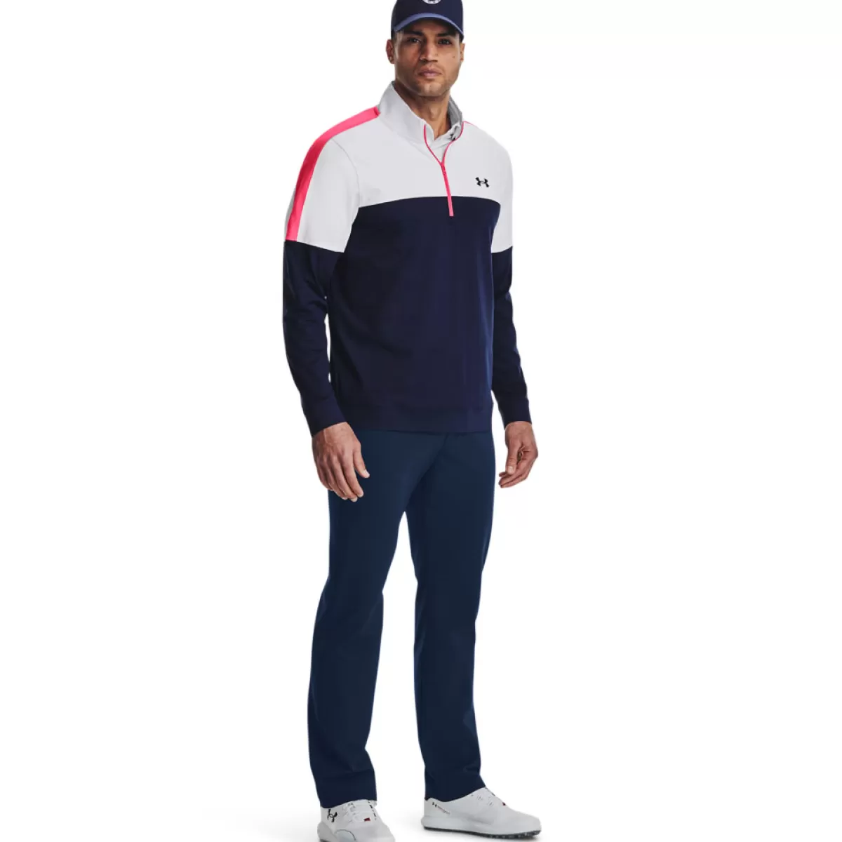 Best Men's Storm Half Zip Golf Mid Layer Men Men's Golf Sweaters