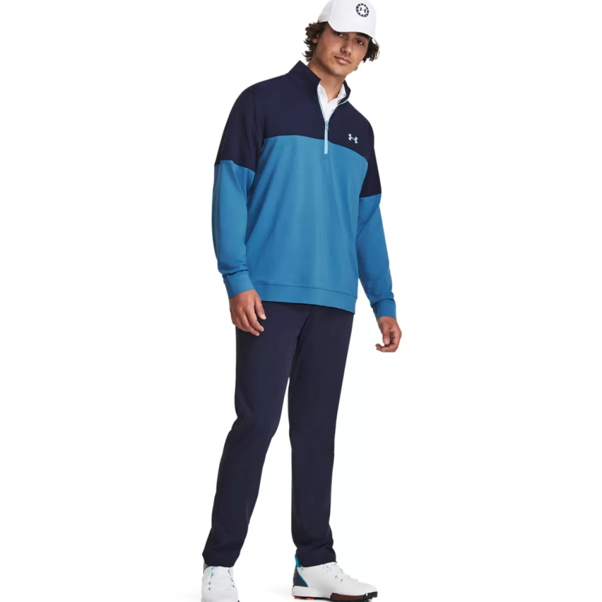 Best Men's Storm Half Zip Golf Mid Layer Men Men's Golf Sweaters