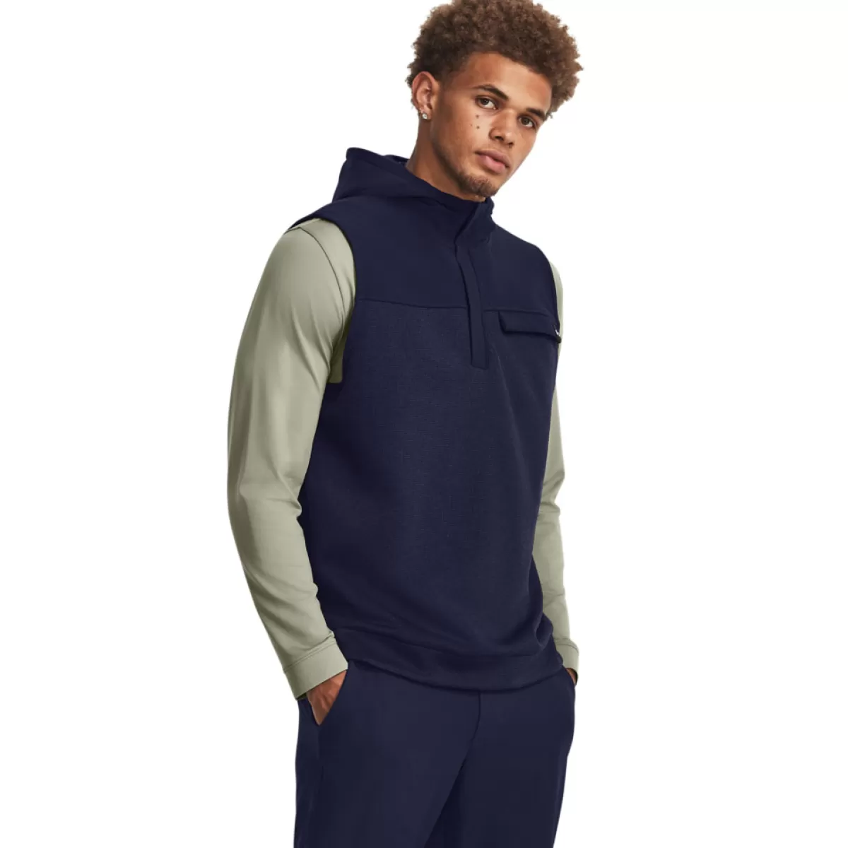 Sale Men's Storm Sweaterfleece Golf Vest Men Men's Golf Sweaters