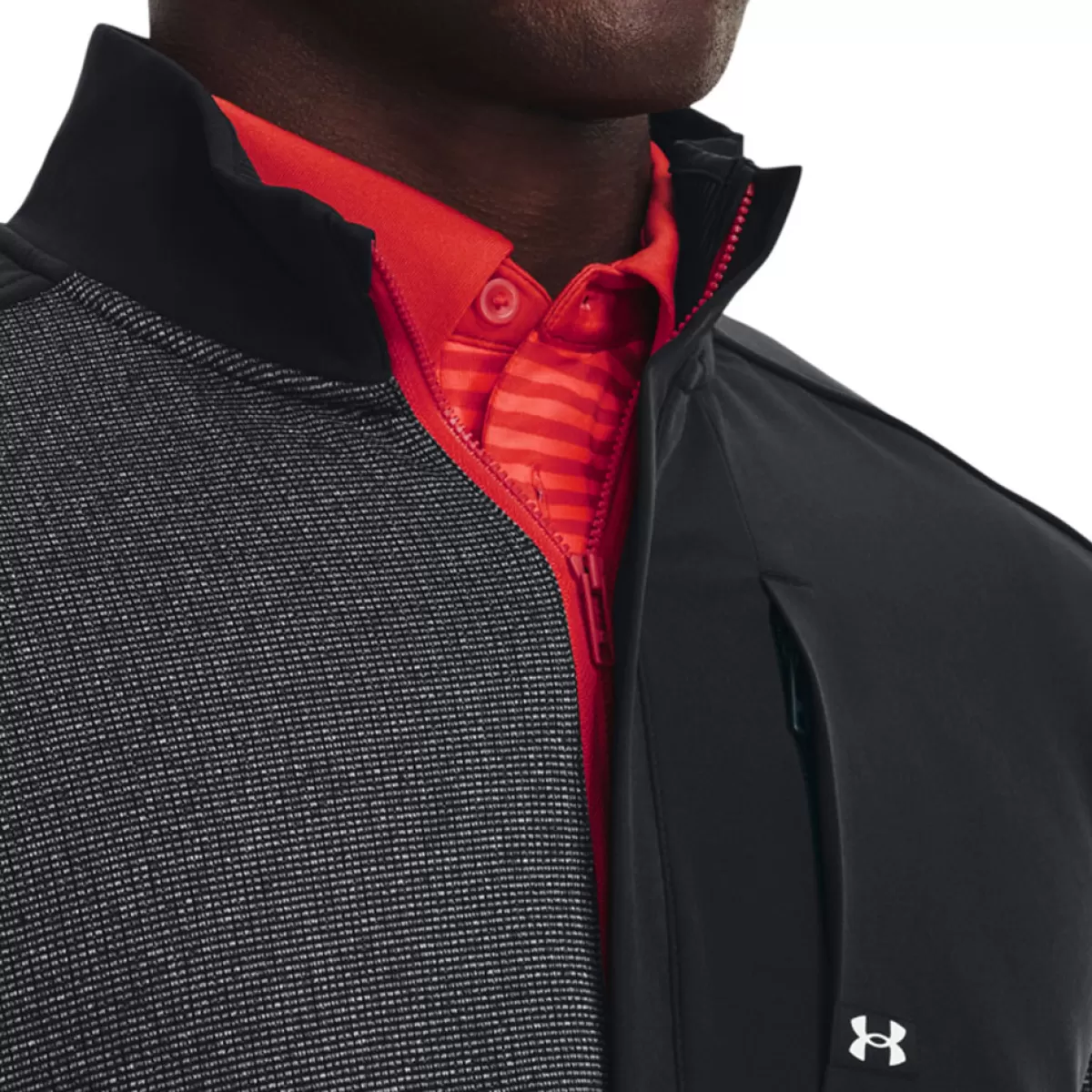 Cheap Men's Storm Sweaterfleece Half Zip Golf Midlayer Men Men's Golf Midlayers