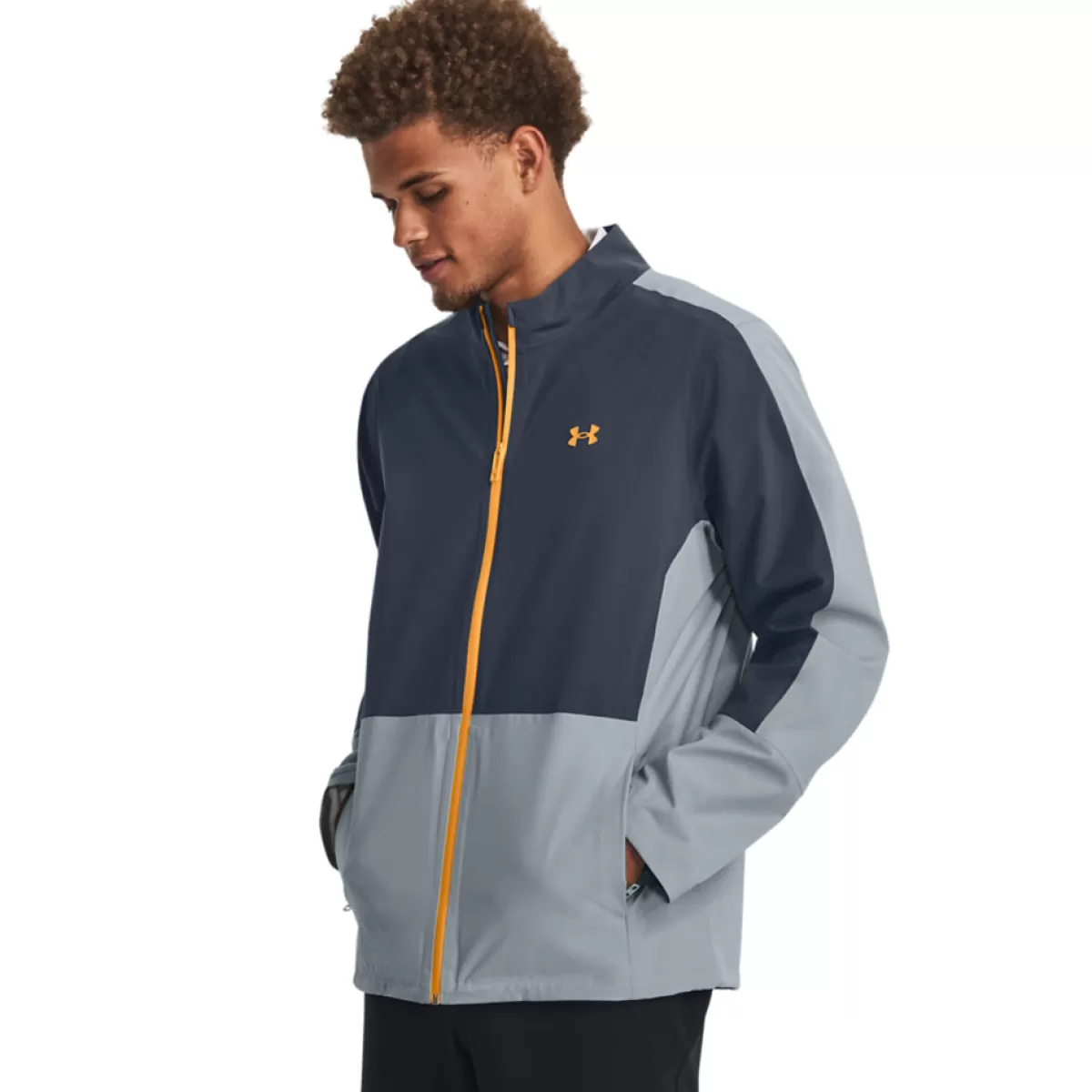 Sale Under Armour Men's Stormproof 3.0 Waterproof Full Zip Golf Jacket