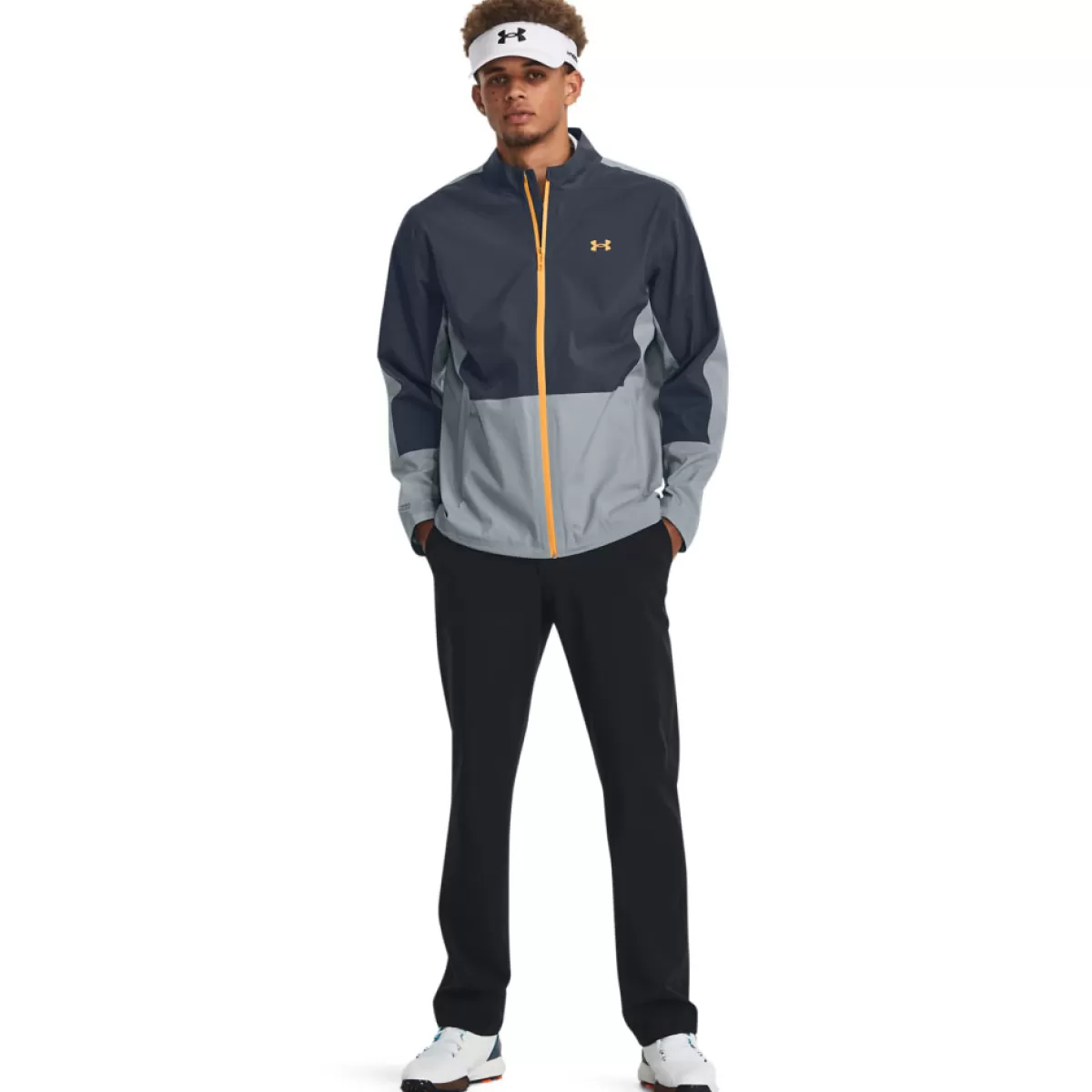 Sale Under Armour Men's Stormproof 3.0 Waterproof Full Zip Golf Jacket