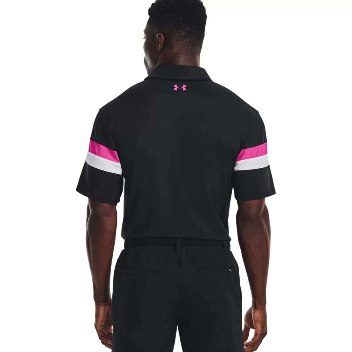 Fashion Men's T2G Blocked Golf Polo Shirt Men Men's Golf Polo Shirts