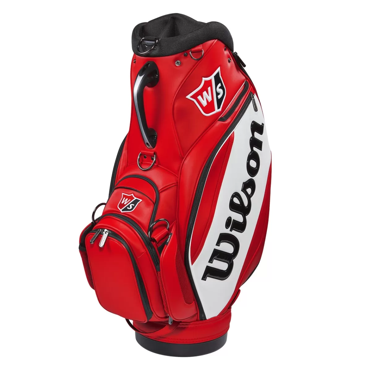 New Wilson Staff Wilson Pro Tour Golf Staff Bag Red