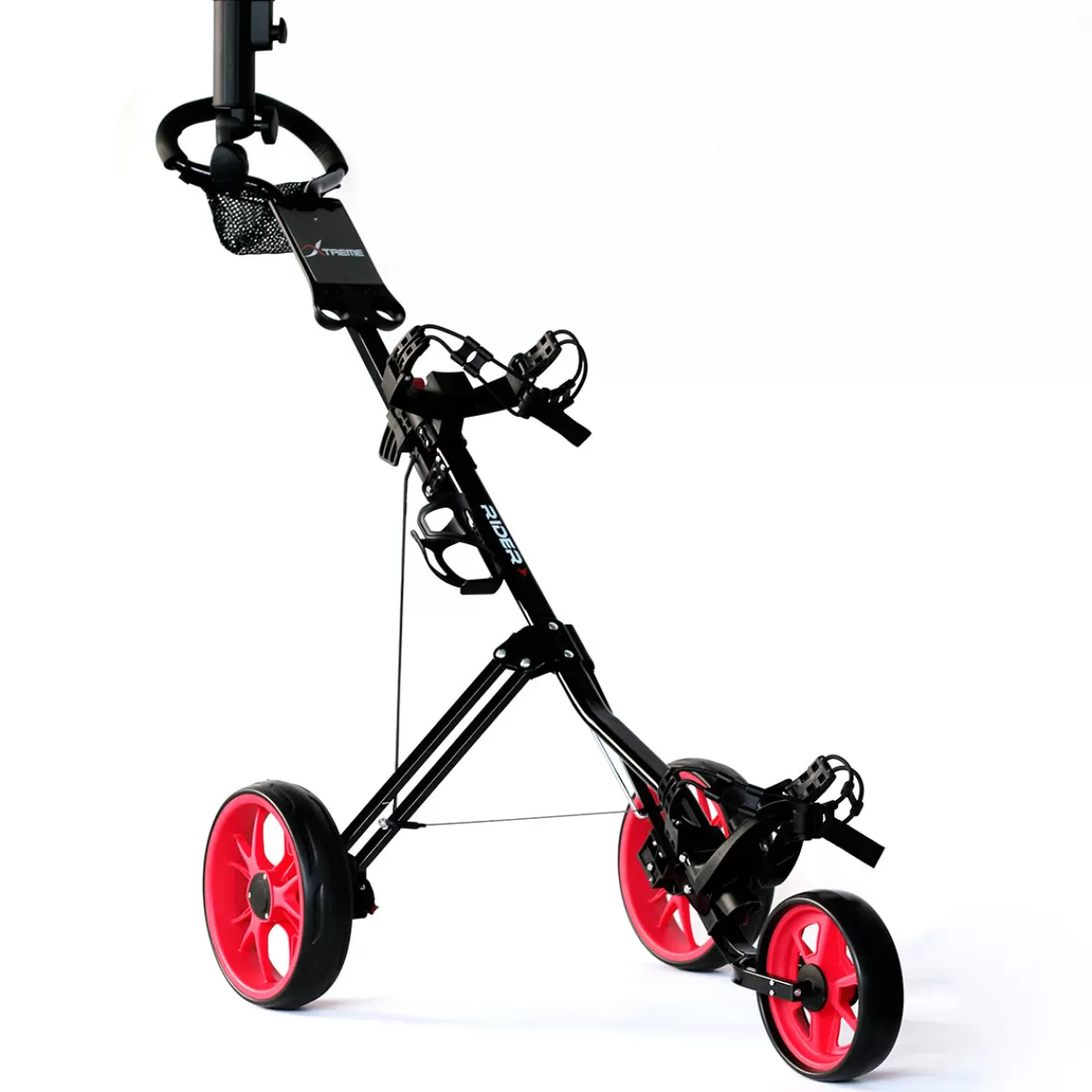 Hot Xtreme Rider Push Golf Trolley Black/Red